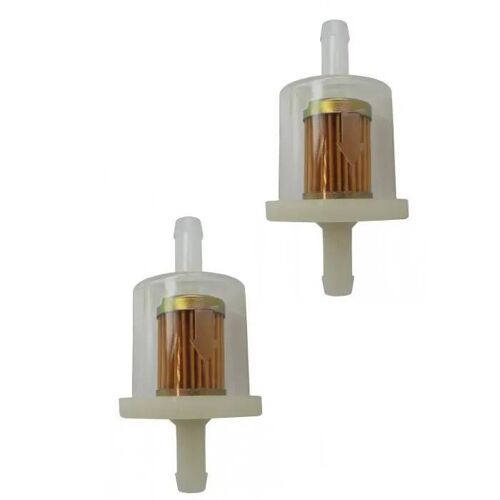 2x Filtre A Carburant Universel 5mm 6mm Auto Moto Scooter Mobylette Tondeuse