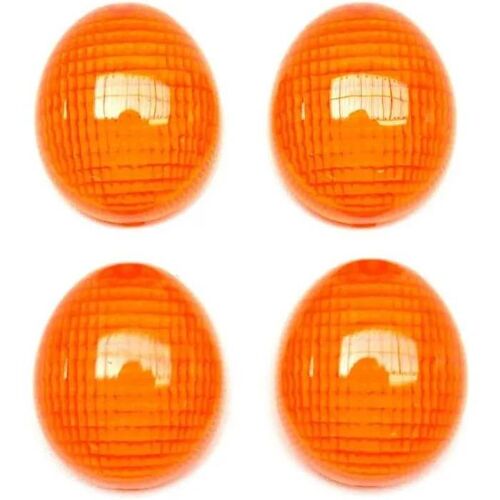 4x Cabochon Clignotant Avant Arrière Orange Protection Plastique Moto Scooter Mobylette Compatible Avec Peugeot Ludix Tkr Xp6