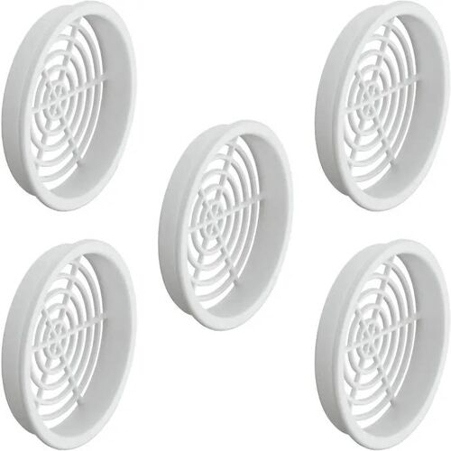 5x Grille aération ventilation plafond mur cache caravane camping car mobil home blanc 571.03.765
