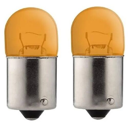 Cyclingcolors 2x Ampoule Orange Ba15s 24v 5w Camion Fourgon Voiture Tracteur Véhicule Agricole