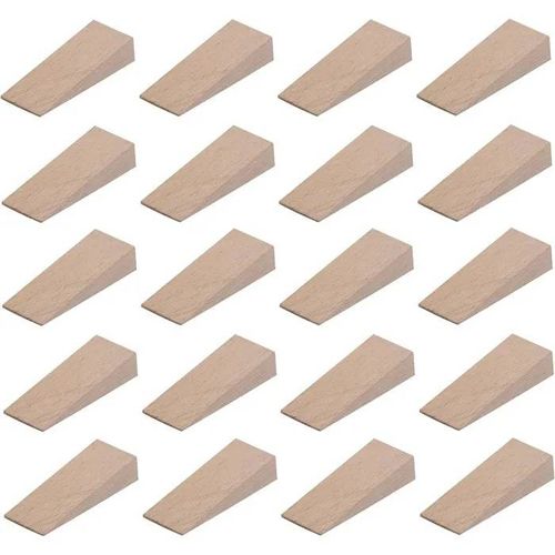 20x Cale En Bois Universelle 55mm X 20mm X 6mm Meuble Porte Calage Ajustement Table Armoire Cuisine