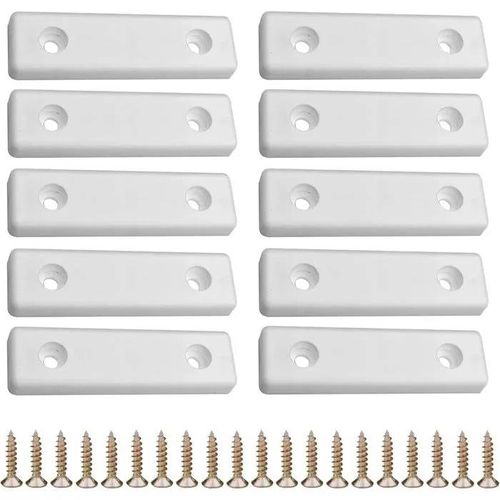 10x Patin Mini 50x14mm à Visser Glisseur Cale Entretoise Murale Sol Pied Meuble
