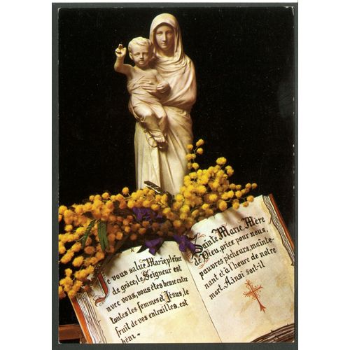 Carte Postale Lyon , Notre-Dame De Fourvière , Vierge De La Basilique , 1972