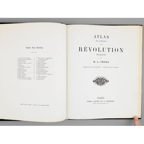Atlas Des Campagnes De La Révolution Française De M. Thiers [ Atlas Pour Servir À L'intelligence Des Campagnes De La Révolution Française De M. Thier
