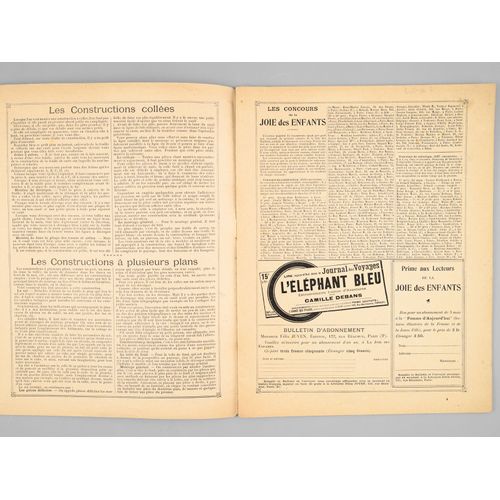 La Joie Des Enfants. Publication Bi-Mensuelle De La Famille (N° 3) [ Contient : ] Planche À Découper : La Forteresse De Port-Arthur