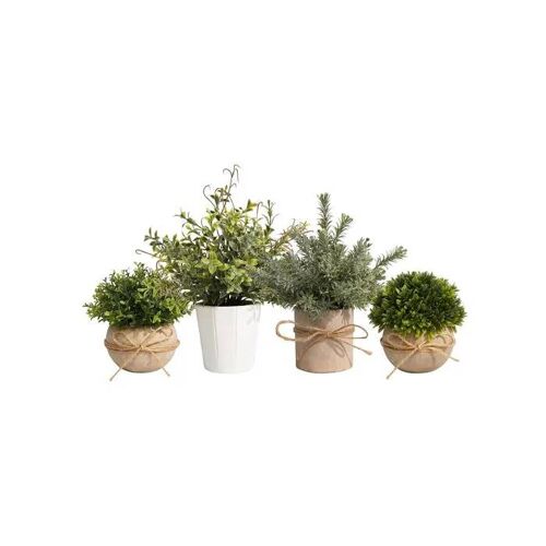 Plantes Artificielles - YVONNEYI - Ensemble de 4 - Aspect réaliste - Pots ornementaux - Sans entretien
