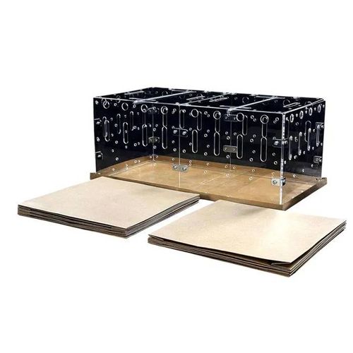 Lot De 8 Tapis Jetables En Papier Kraft 60x30 Cm Pour Fond De Cage, Litière Hygiénique Écologique Petits Animaux Rongeurs