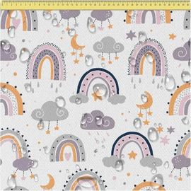 Toile Imperméable Rêves Arc-en-Ciel 160 cm x 200 cm - Élégance et Protection pour Chaque Espace!