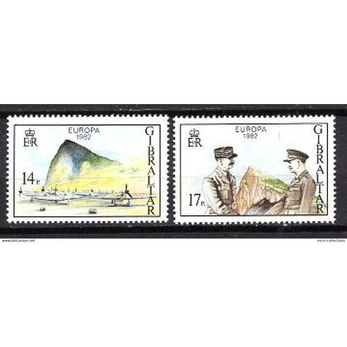 Gibraltar 1982 Paire Europa Faits Historiques  Yvert N° 458-59 Neuf**