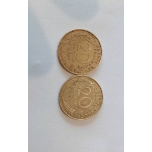 Vend Pièce De Monnaie 20 Centimes De Francs Marianne De 1969