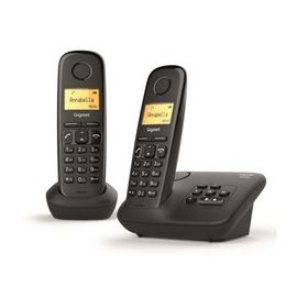 Gigaset AL170 DUO - Téléphone sans fil avec ID d'appelant - DECT GAP - de Siemens deux 2 combinés - Répertoire 50 entrées - Journal d'appel 10 entrées - GS-A170A + combiné supplémentaire AL170H