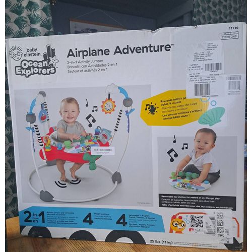 Sauteur Ocean Explorers Avec Jouets Interactifs 2 En 1, Chansons Et Lumières, Dès 6 Mois