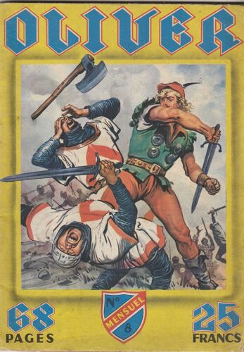 Bd Les Aventures D Oliver N°08 Imperia 25 Septembre 1958 68 Pages 13x18 Cm