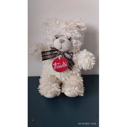 A1/ peluche doudou ours écru Trudi