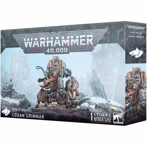 Warhammer 40,000 ( 40k ) - Space Wolves : Logan Grimnar