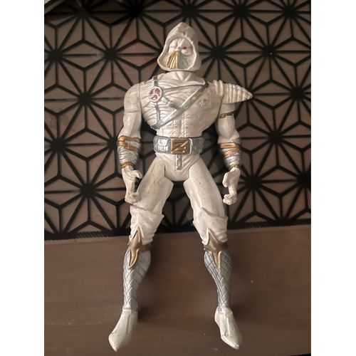 Figurine Vintage Toys Shredder Blanc Articulé Année 90s Serie Tortue Ninja 16cm