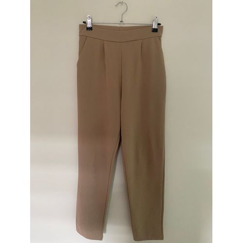 Pantalon Classique Marron Clair Shein Taille 36