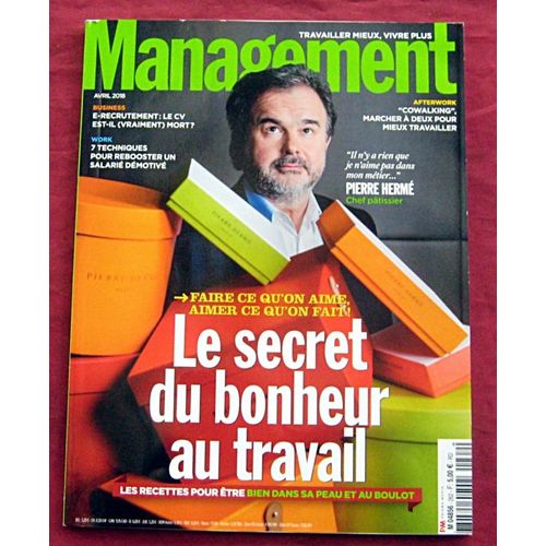 Management N° 262. Le Secret Du Bonheur Au Travail. Avril 2018.