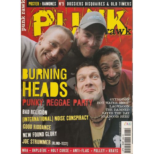 Burning Heads: Punky Reggae Party Magazine France- Punk Rawk N°5 Octobre-Novembre 2001