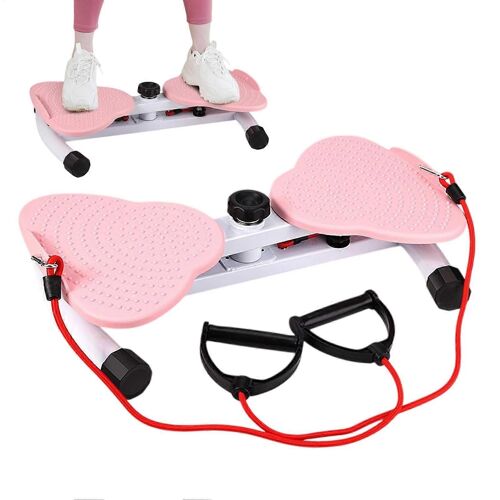 Tour De Taille, Appareil De Musculation Silencieux Pour La Maison, Equipement De Fitness Pour Le Massage Des Pieds Et La Perte De Poids, Rose