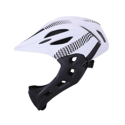 Casque De Velo Pour Enfants, Casque De Skateboard, Confortable Et Polyvalent, Casque De Sport Pour Roller, Blanc Et Noir