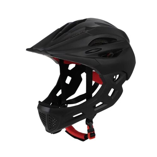 Casque De Velo Pour Enfants, Casque Integral Tendance Et Portable, Pour Roller, Cyclisme Et Sports De Plein Air, Noir