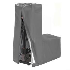 Housse De Protection Anti-Poussiere Pour Velo Elliptique En Tissu Oxford Avec Fermeture Eclair (Gris)