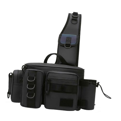Sac De Materiel De Peche, Multifonctionnel, Sacs A Dos De Peche, Sac De Rangement De Peche, Bandouliere Reglable, Ceinture De Hanche Pour La Peche