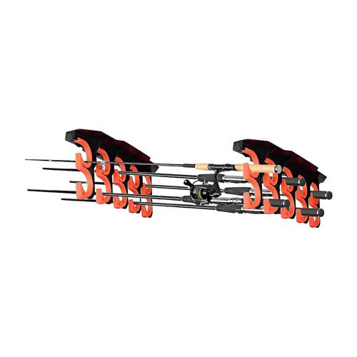 Support Mural Pour Cannes A Peche, Grille De Rangement Pour Cannes A Peche, Organiseur De Materiel Peu Encombrant Avec Fixation Rapide Pour Ponton