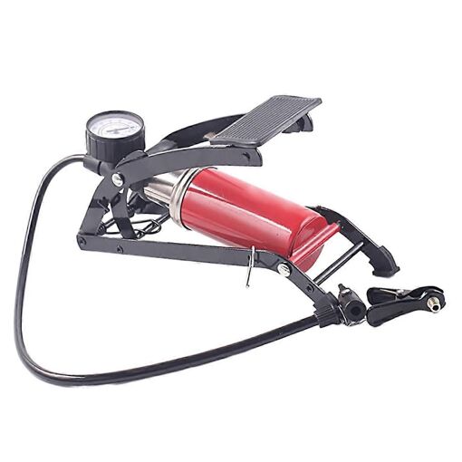 Booster Pour Pneus Tubeless KONG MING CAR - Gonfleur Manuel Haute Pression (jusqu'à 160 PSI) - Compatible Valves Presta/Schrader - Pour VTT, Vélo De Route, Fatbike - 14