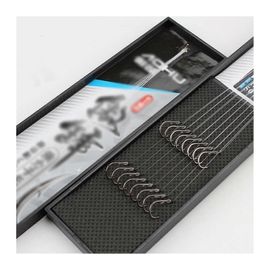 Hameçons De Peche, Lot De 8 Hameçons Doubles, Hameçons Barbeles, Hameçons A Deux Lignes, Hameçons Pointus En Acier Inoxydable (Taille : 6)