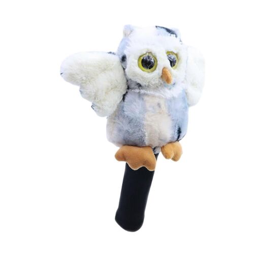 Housse De Protection Universelle En Forme De Hibou Pour Driver En Bois, Ideale Pour La Protection De Votre Equipement De Golf. Cadeau Ideal, Magnifique Blanc.