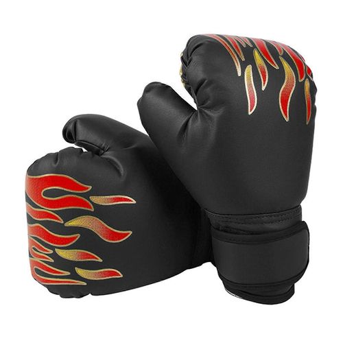 Gants De Boxe Pour Enfants, Gants De Combat, Gants De Kickboxing, Gants D'entraînement, 39 Ans, Confortables, Noirs