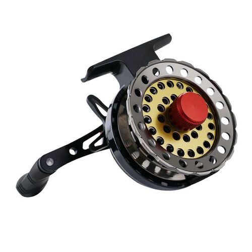 Moulinet De Peche Baitcasting, Poignee Ambidextre, Main Gauche Ou Main Droite, Pour La Peche A La Truite, Construction Entierement En Metal