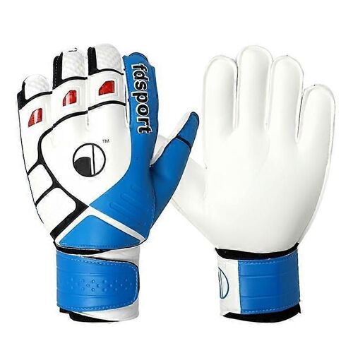Gants De Gardien De But De Football, Respirants Avec Latex Supergrip, Rembourrage Absorbant Les Chocs, Adult9 Blue