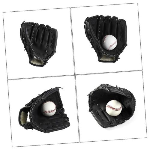 Gants De Frappe Pour Homme, Gant De Baseball, Gant De Baseball, Gant Gaucher, Gants De Receveur Pour Adultes, Taille L, Noir