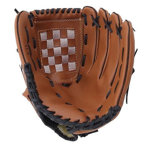 Gants De Baseball Pour Sports De Plein Air, Gant De Baseball Bicolore, Taille 9,5, Marron