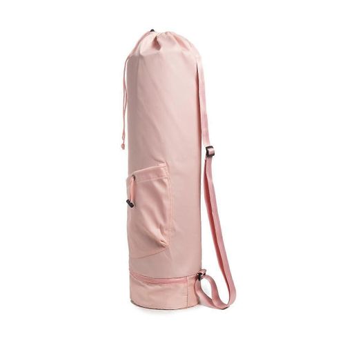 Sac De Rangement Multifonction Pour Tapis De Yoga, Avec Poche Pour Bouteille D'eau Et Compartiment Inferieur Pour Objets Mouilles, Rose, En Instance De Brevet