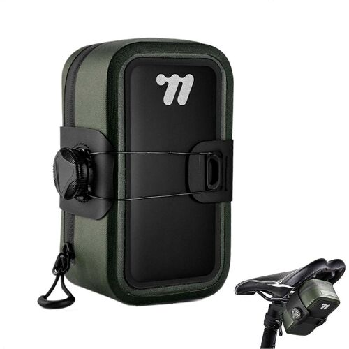 Sacoche De Selle Pour Velo, Sacoche De Selle, Sac De Rangement Pour Velo, Accessoire De Cyclisme, Vert Fonce