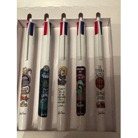 5 Stylo Bic 4 Couleurs Jules Verne