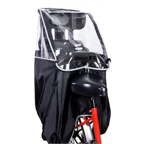 Auvent De Siege Arriere De Velo, Auvent De Siege Enfant, Protection Contre La Pluie Et Le Vent Avec Fenetre Transparente