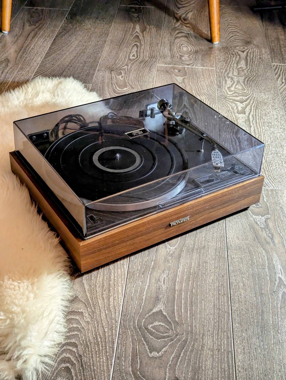 Tourne-disque Pioneer PL-12D + cellule Shure M44-7 ¿ Excellent état