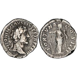 Rome - Denier - Antonin Le Pieux - 160 Ad - Fortvna - Ric.300a - Rare - 27-110