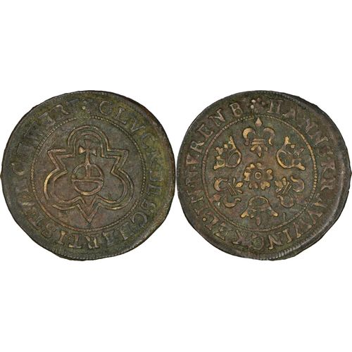 Jeton De Nuremberg - 1586-1636 - Hanns Krauwinckel Ii - Globe Crucigère - 27-129