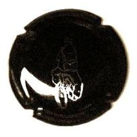 Capsule Champagne Générique Cycliste Noir Et Or