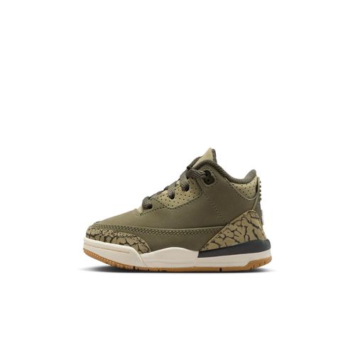 Chaussures Jordan 3 Retro Medium Olive Pour Bébé/toutspetit Vert