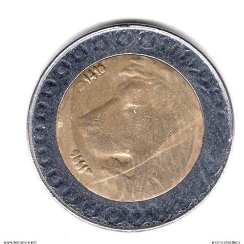 Algerie Piece De 20 Dinars Tete De Lion 1996 Bimetallique Ref Km 125 Superbe