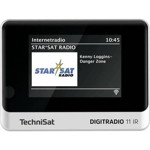 TechniSat DIGITRADIO 11 IR Radio de table Internet DAB+, FM, Internet Bluetooth, radio internet, DAB+, FM, WiFi avec té