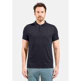 Odlo Polo En Fibres Naturelles Ascent Pour Homme, M, Noir