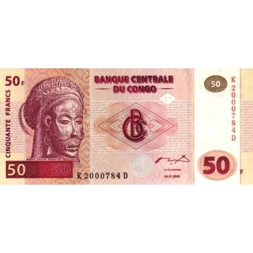 Congo 50 Francs 2013 Unc